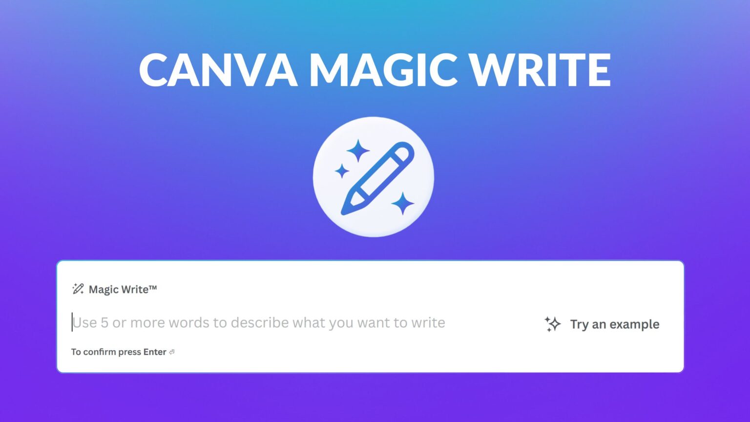 Canva's New AI Content Generator - Magic Write